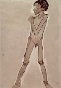 Nude Boy Standing